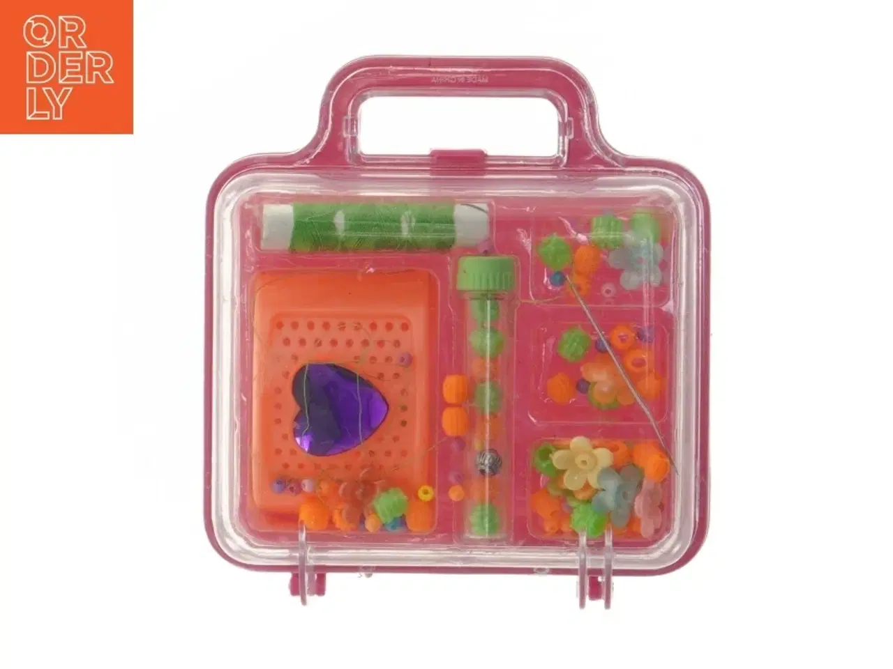 Billede 3 - Perlesæt armbånd i Plastikæske (str. 12x9 cm)
