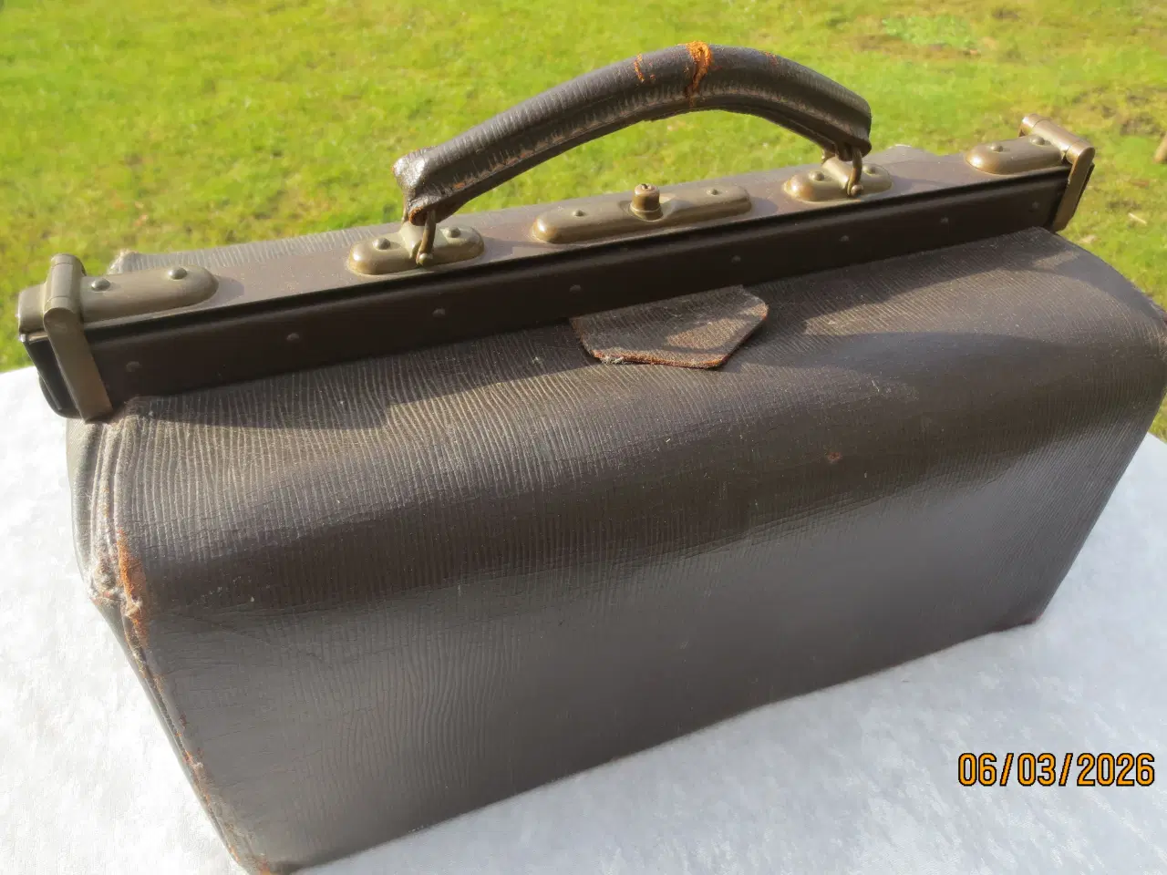 Billede 1 - 1 stk Retro Jordmoder taske