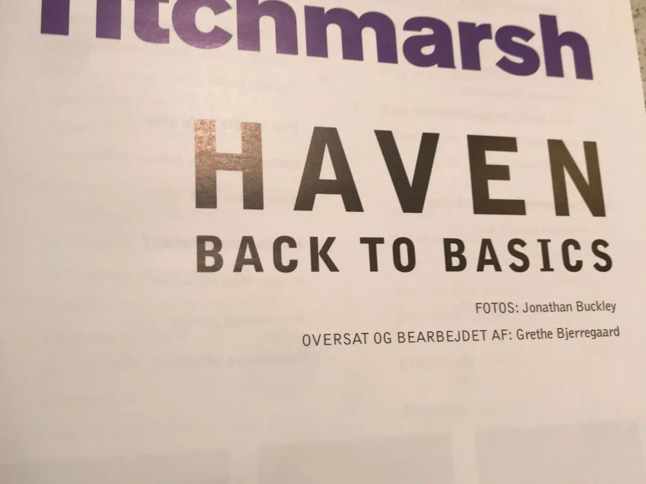 Billede 3 - Haven-back to basics" af A. Titchmarsh