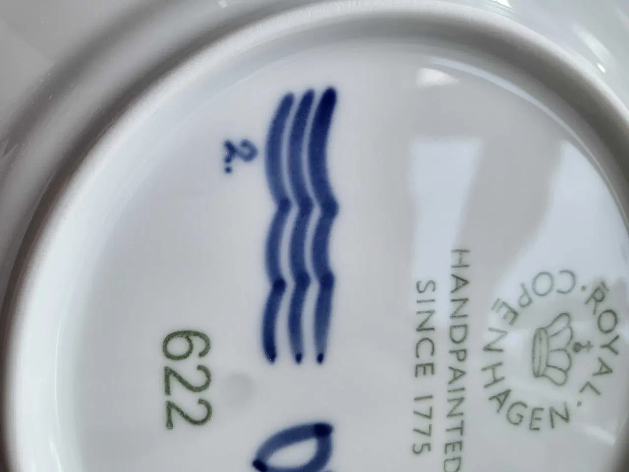 Billede 9 - Royal Copenhagen Blå Mega tallerken 