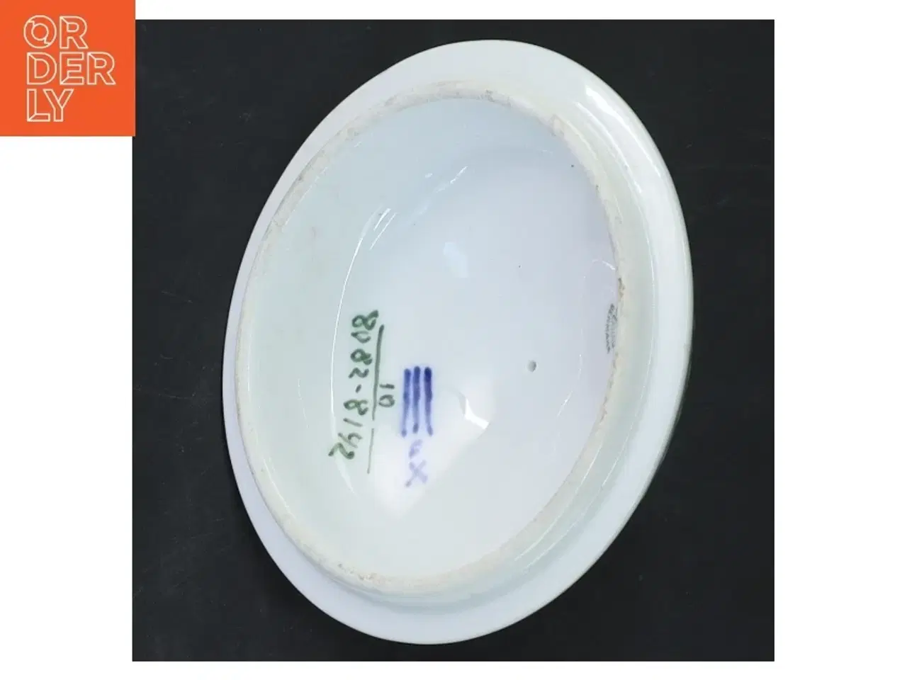 Billede 4 - Royal Copenhagen blå blomst låg (str. 12x6 cm)