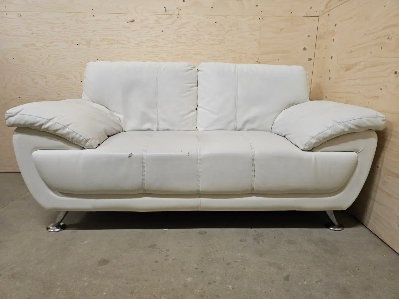 Billede 4 - 2 Pers. Kunstlæder Sofa