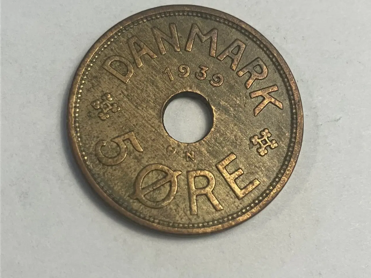 Billede 1 - 5 Øre 1939 Danmark
