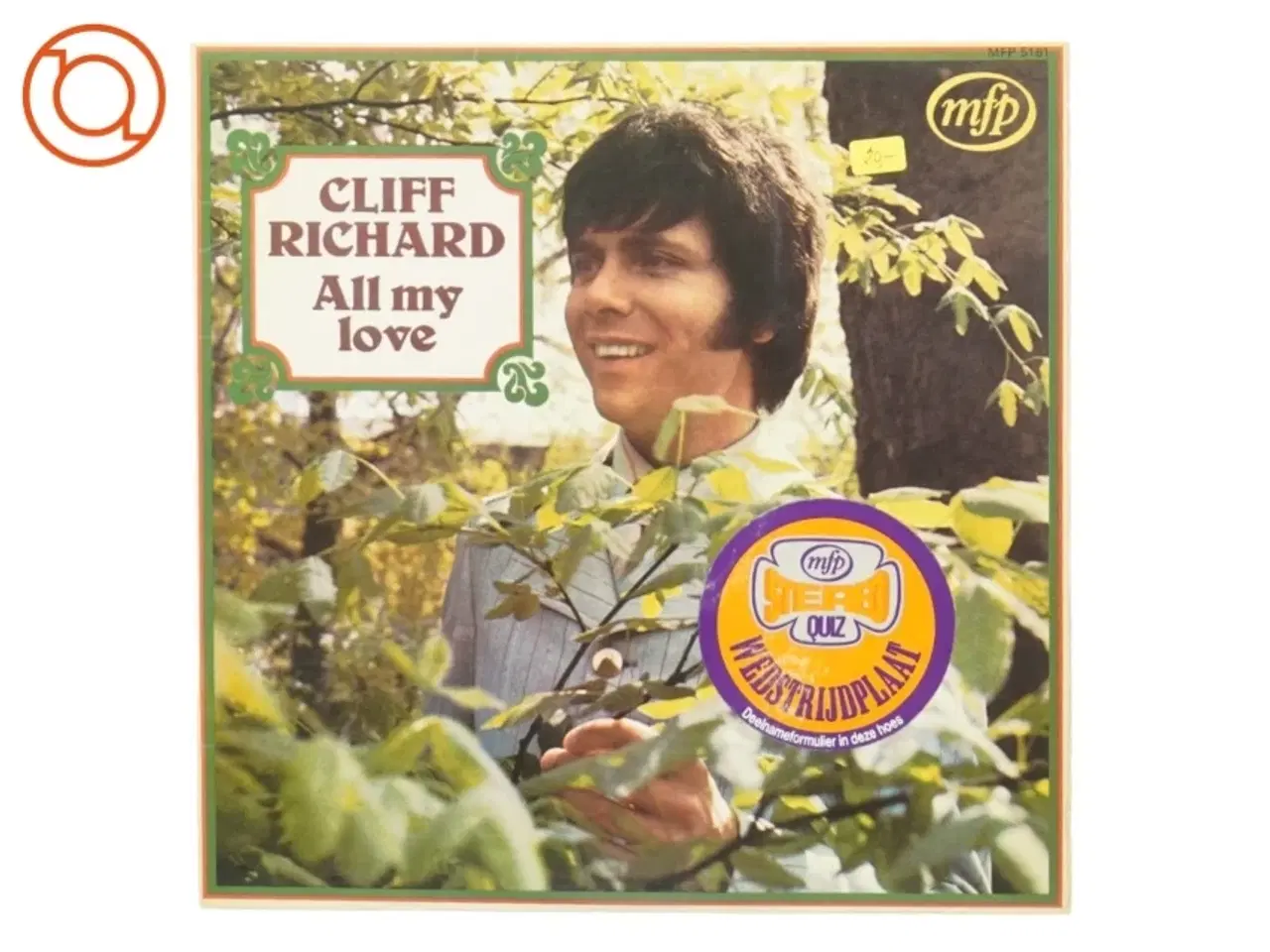 Billede 1 - Cliff Richard, all my love fra Mfp (str. 30 cm)