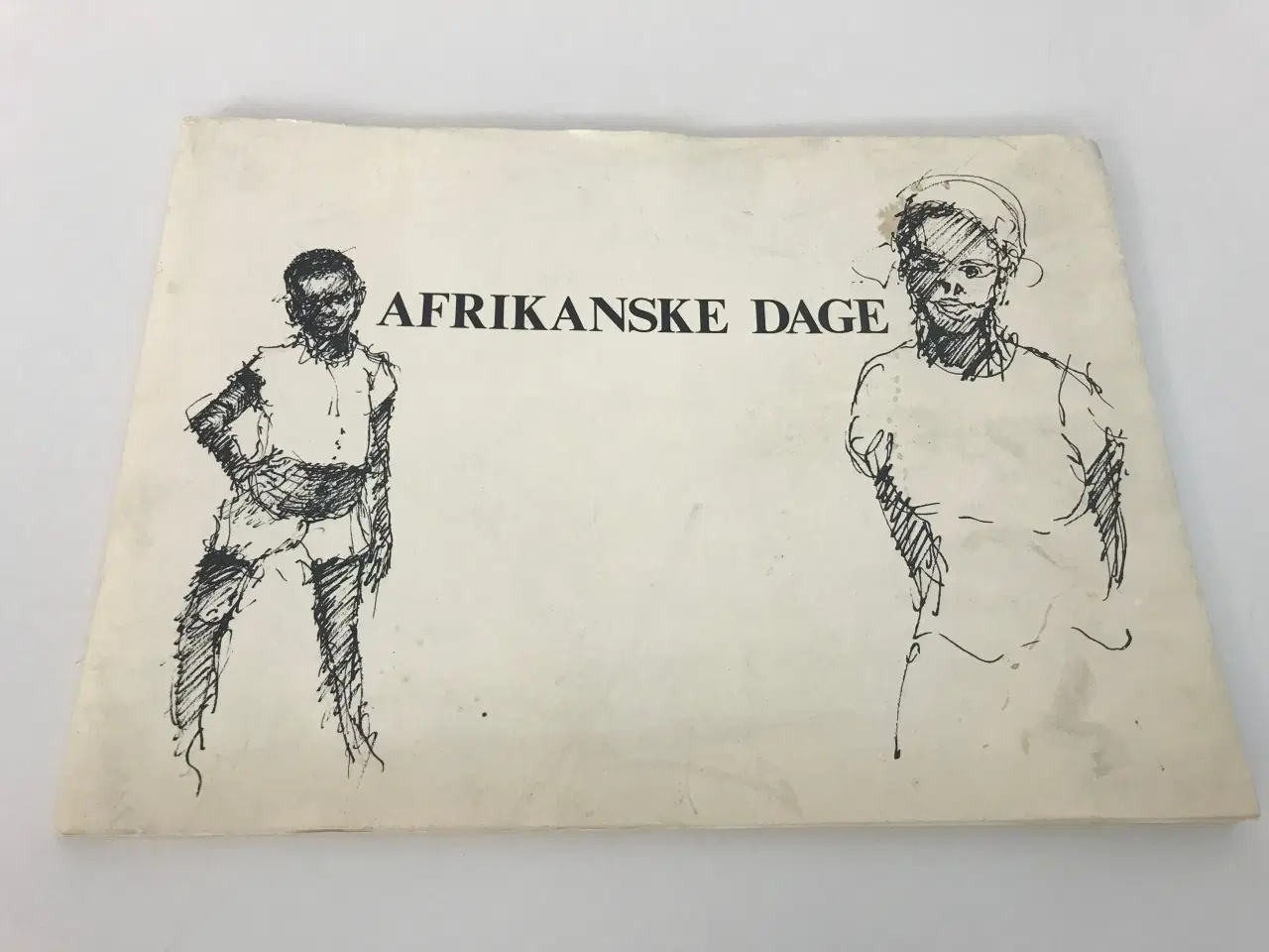 Billede 1 - Afrikanske dage" (sort/hvid hæfte)