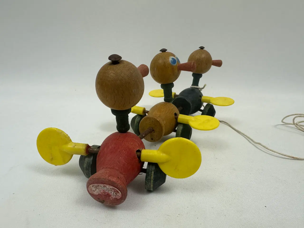 Billede 5 - Vintage andefamilie trælegetøj (Fisher Price?)