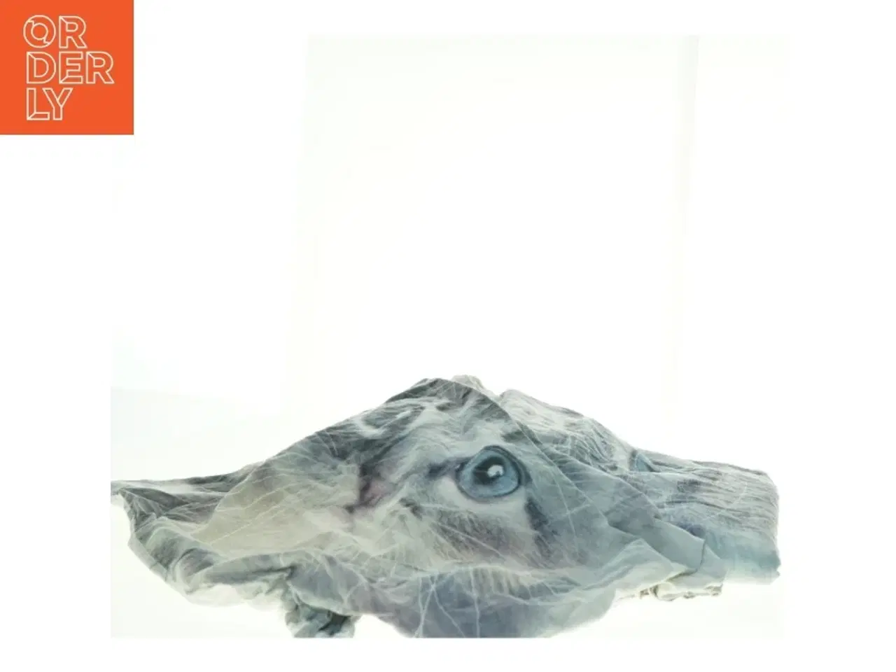 Billede 4 - Sengesæt med katteprint (str. 130 x 176 cm og 55 x 51 cm)