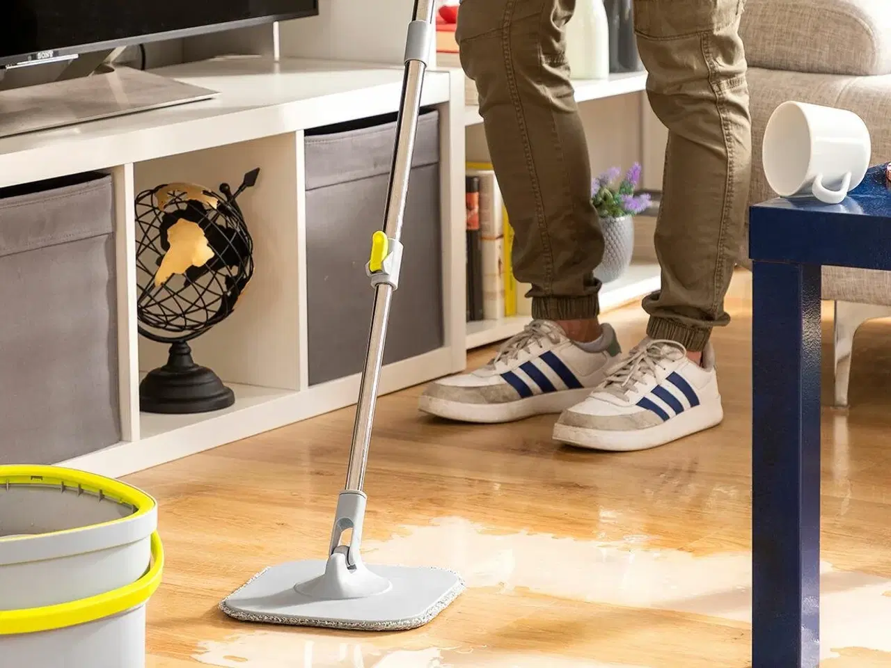 Billede 3 - Gulvmoppe med selvrens og vandudskiller - Selimop, 2,5 l