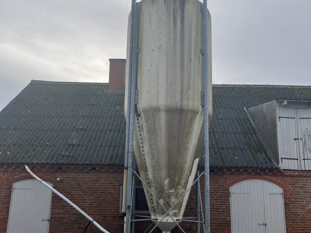 Billede 1 - Glasfiber silo 20 kubikmeter