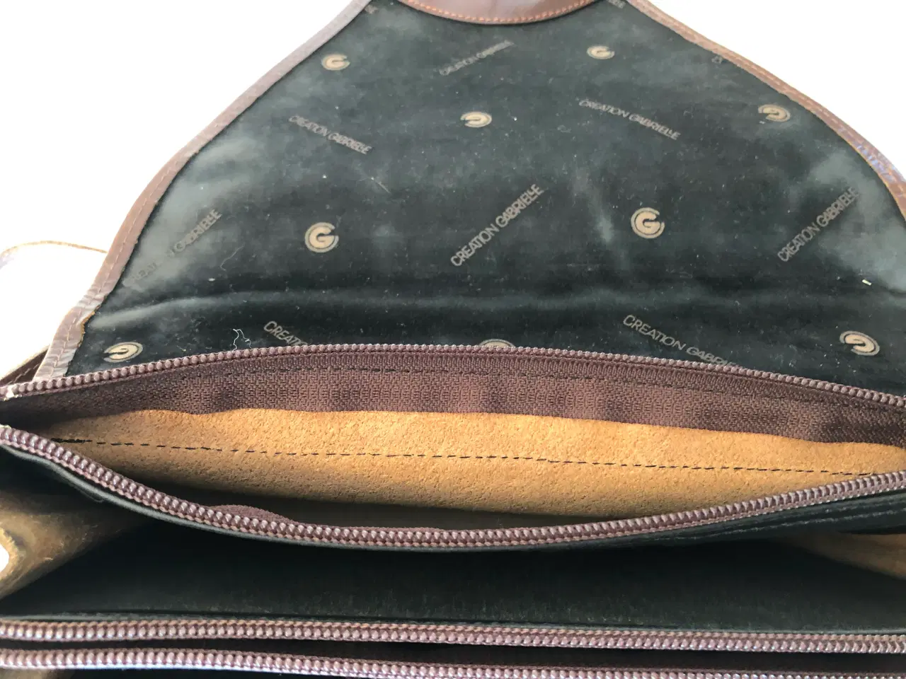 Billede 13 - Brun læder skuldertaske "Creation Gabrielle"