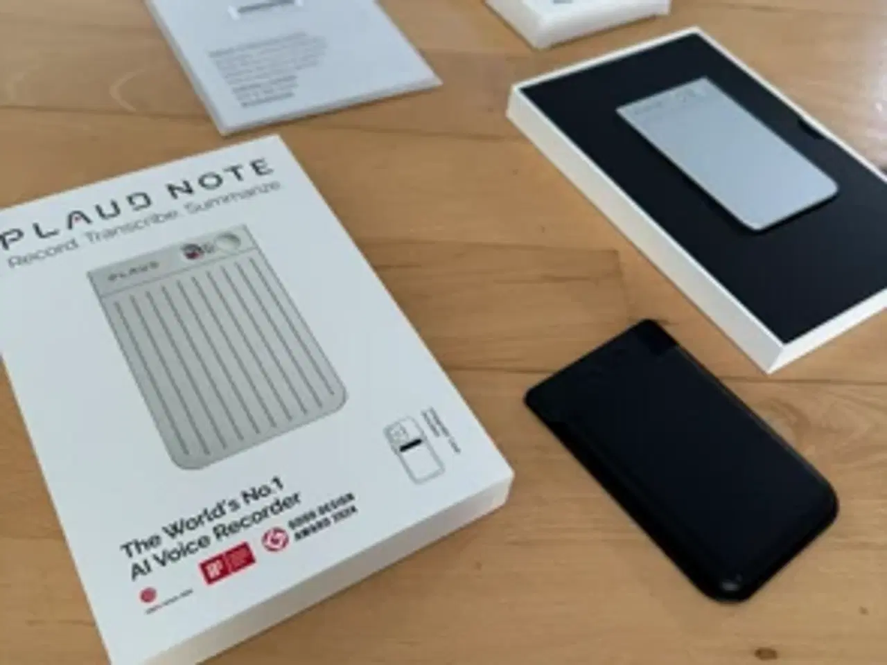 Billede 2 - PLAUD NOTE AI Voice Recorder – Komplet sæt – Som n