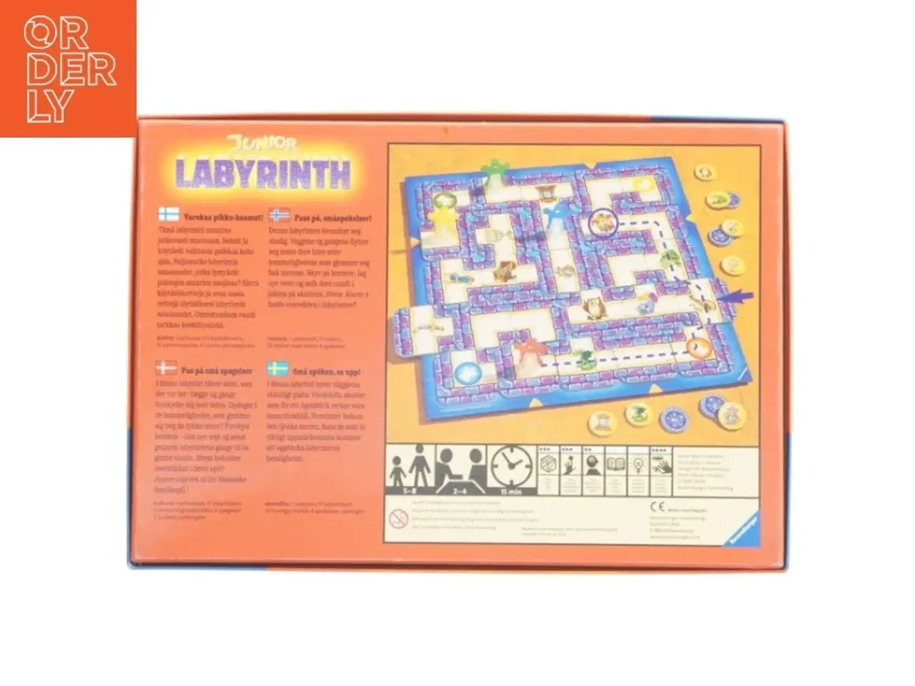 Billede 2 - Junior Labyrinth brætspil fra Ravensburger (str. 33,5x23,5 cm)