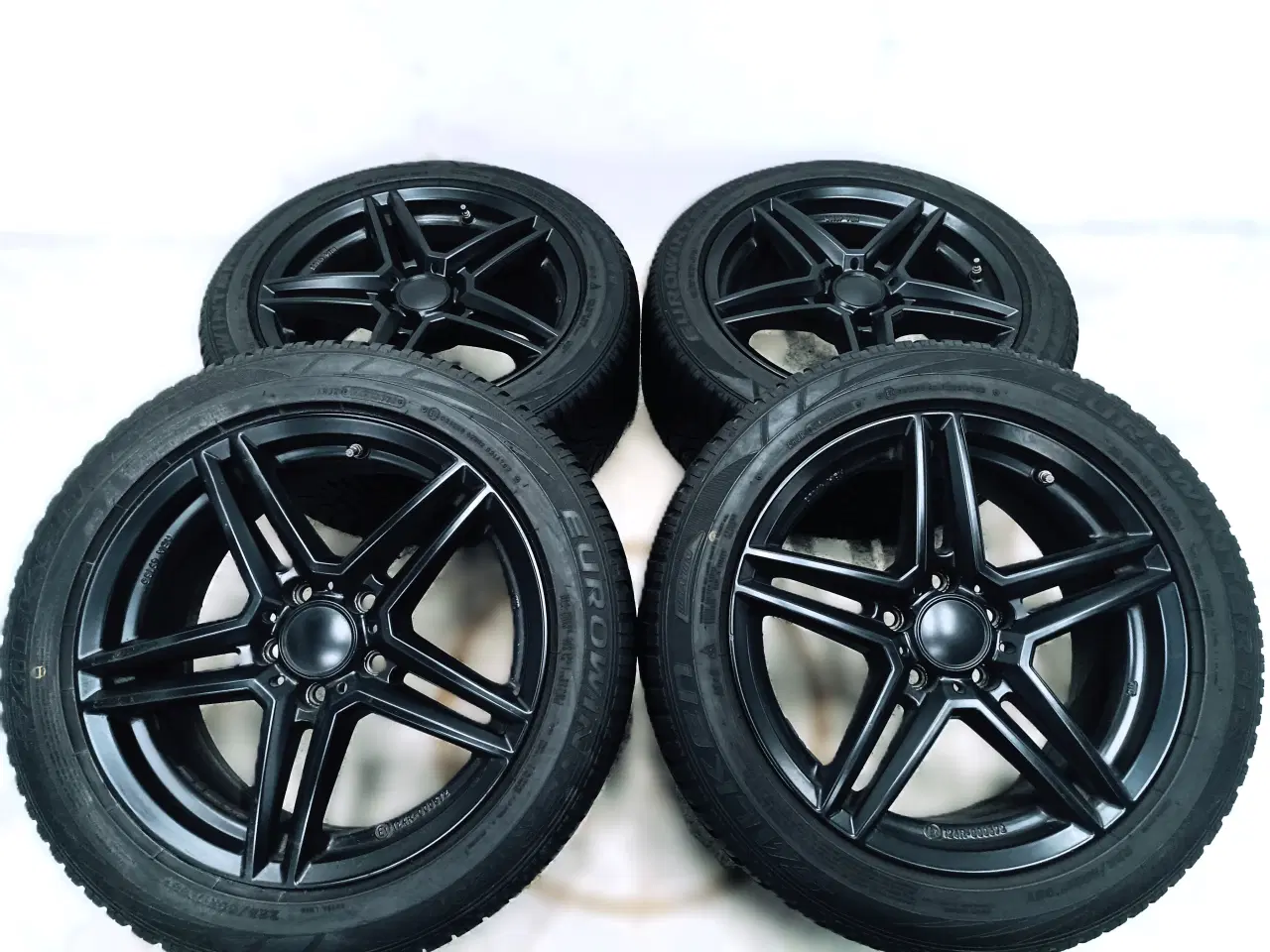 Billede 3 - 5x112 17" ET48 nav 66,6ø Uniwheels vintersæt inkl.