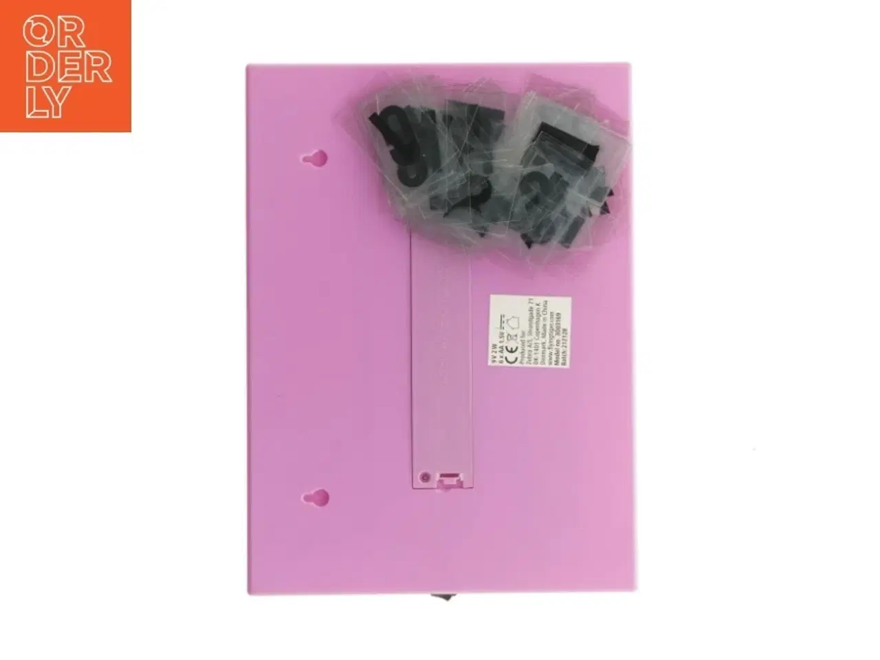 Billede 4 - Lystavle med bogstaver og tal (str. 29 x 22 x 4 cm)