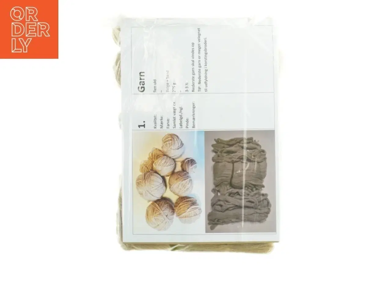 Billede 2 - Strikkegarn, ren uld (275 g)
