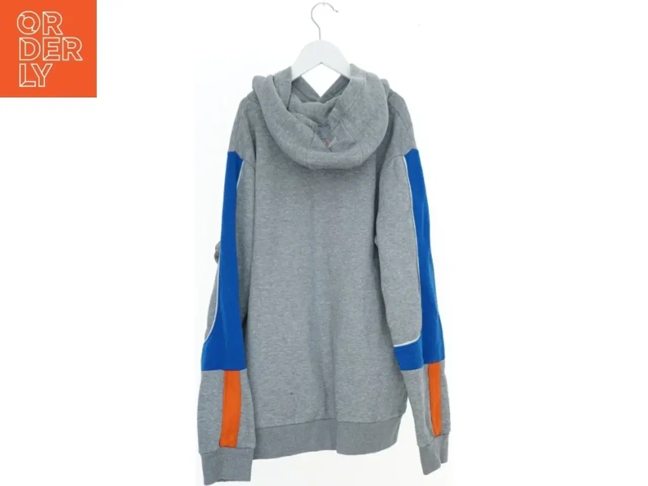 Billede 2 - Grå hættetrøje med farvede paneler fra Jack & Jones (str. 176)