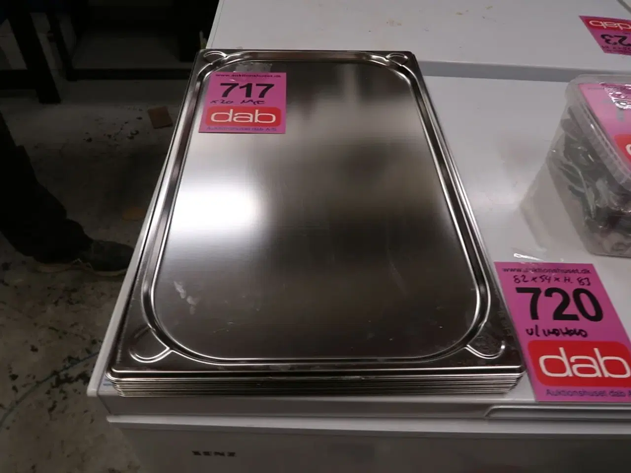 Billede 1 - 20 stk. Rustfri bakker - UBRUGTE