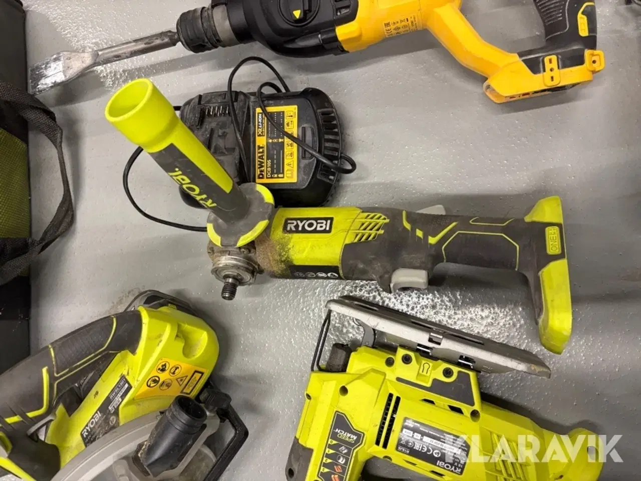 Billede 6 - Elværktøj DeWALT Skil og Ryobi 8 maskiner samlet lot