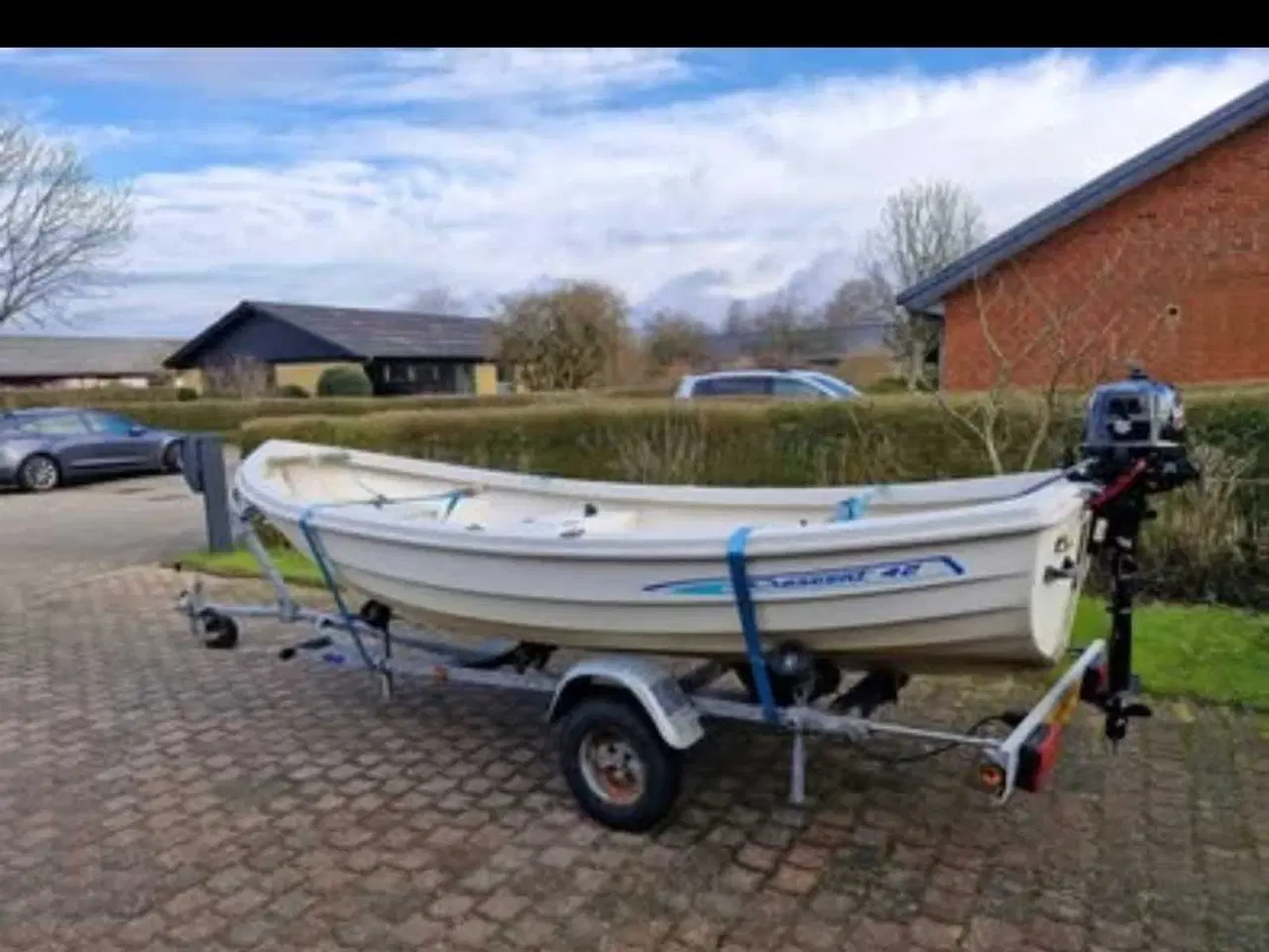 Billede 8 - Super fin jolle Crescent med motor og trailer
