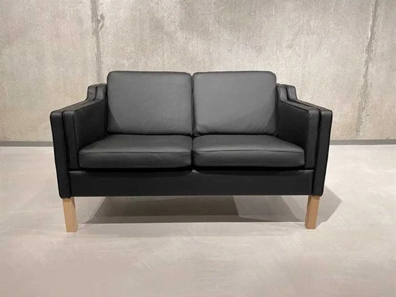 Billede 1 - 2 personers sofa i læder