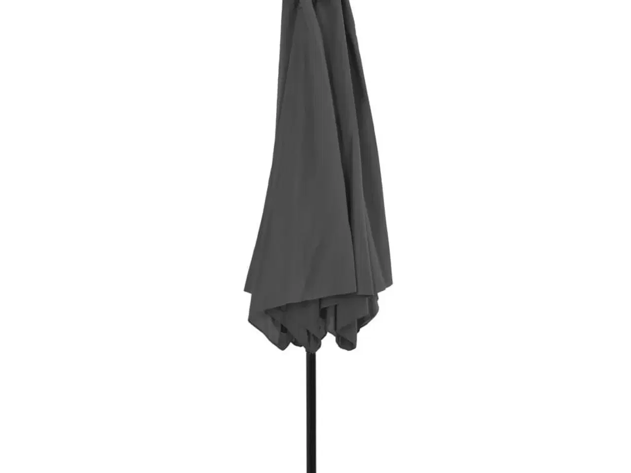 Billede 5 - Udendørs parasol med LED-lys og stålstang 300 cm antracitgrå