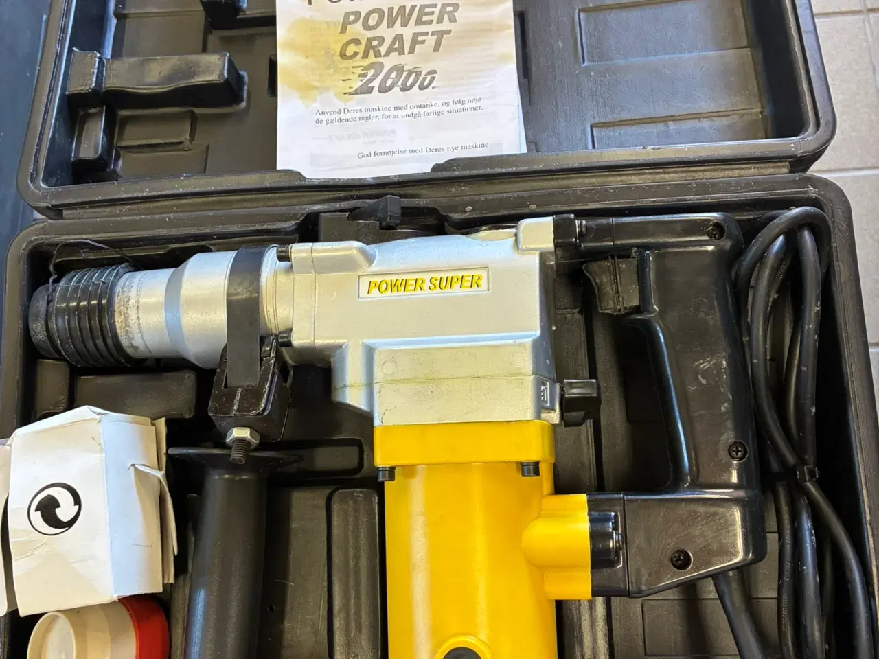 Billede 4 - Kraftig nedbrydningshammer 1500 W + lille boremask