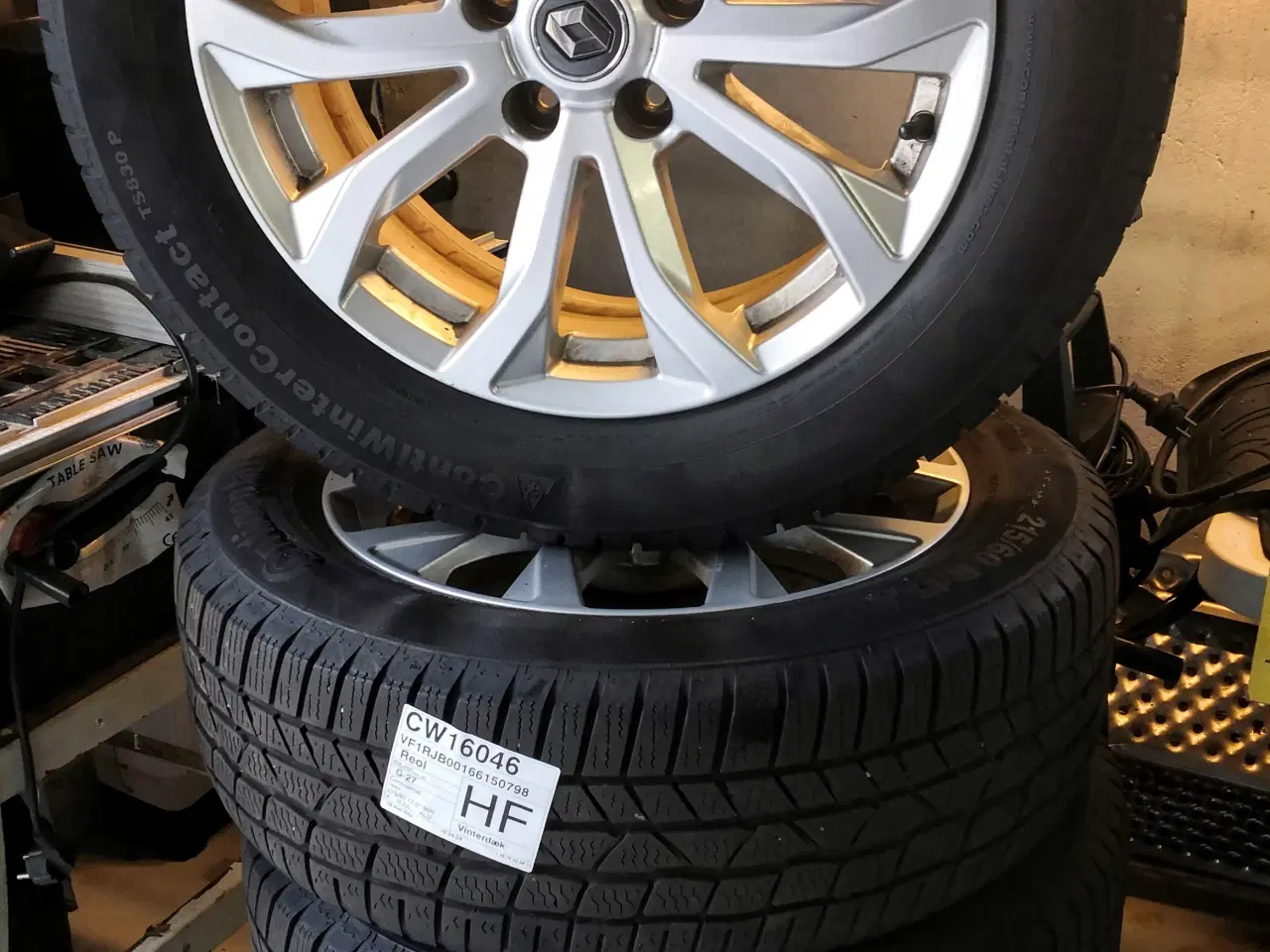 Billede 3 - 17" Renault Captur org. alu fælge m/ vinterdæk 