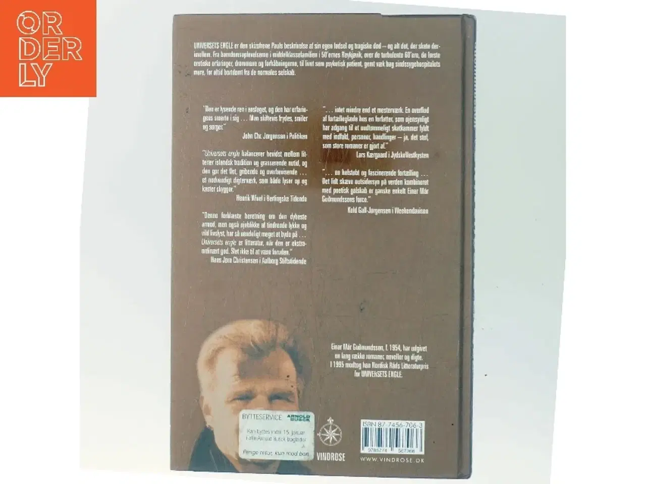 Billede 3 - Universets engle : roman af Einar Már Guðmundsson (Bog)