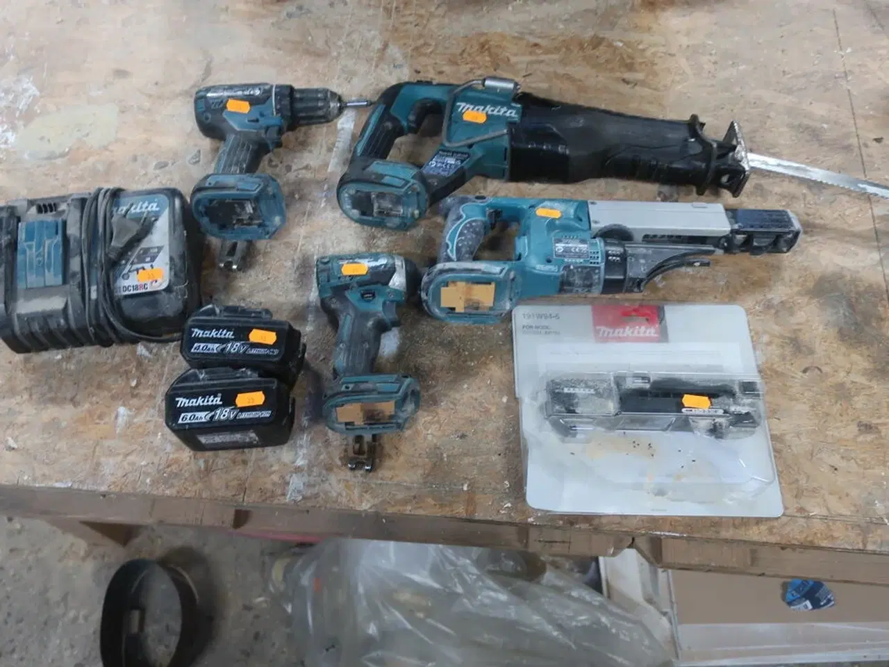 Billede 1 - 4 stk. akku maskiner MAKITA