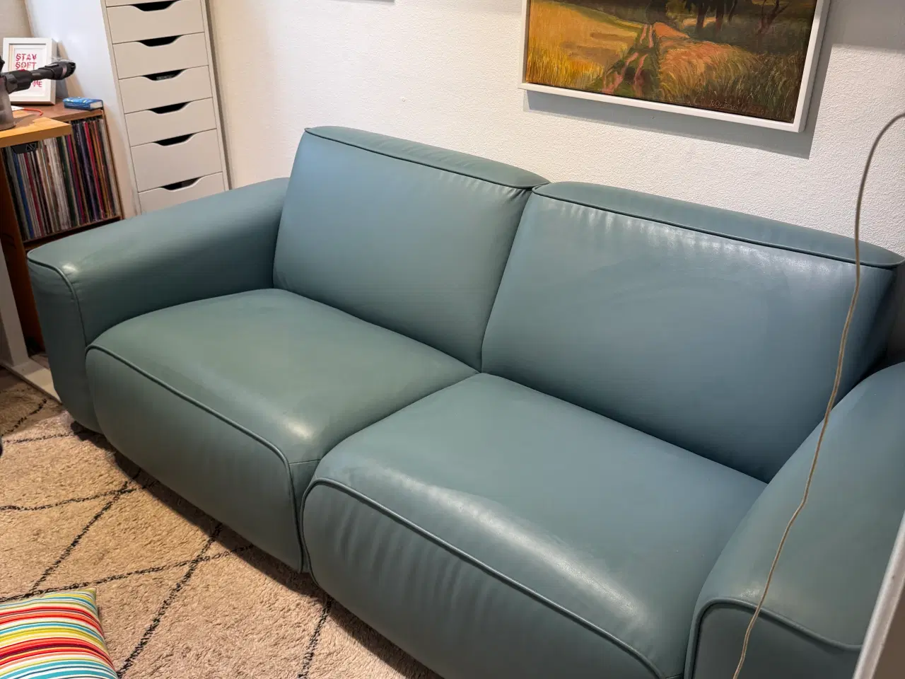 Billede 1 - Turkis IKEA Dagarn sofa
