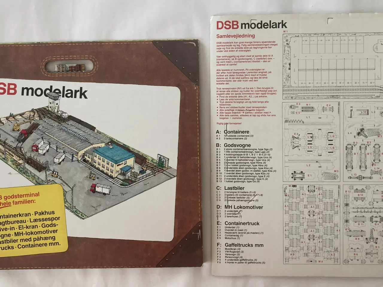 Billede 2 - DSB Gods Modelark fra 1982