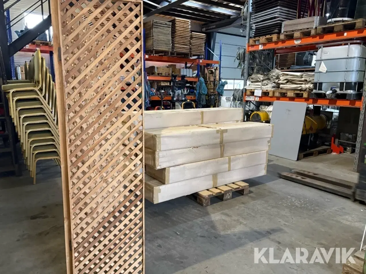 Billede 3 - Rumdeler Teaktræ 8styk