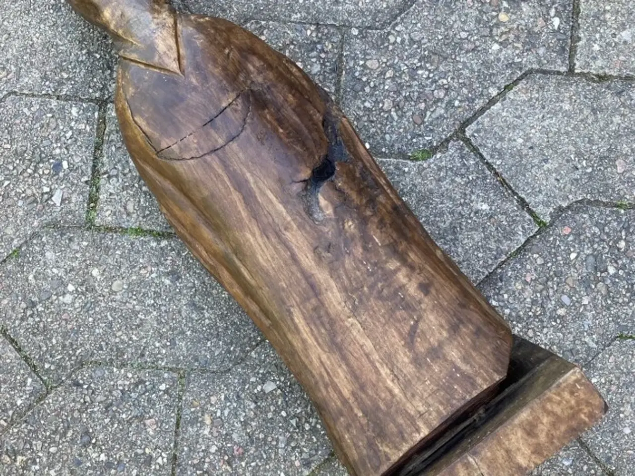 Billede 3 - Madonna træfigur – 46 cm høj