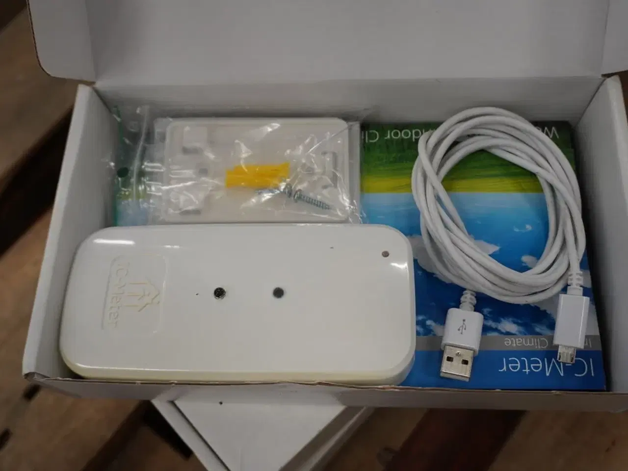 Billede 1 - 3 stk. Indendørs klima måler IC-METER GSM v. 1.60