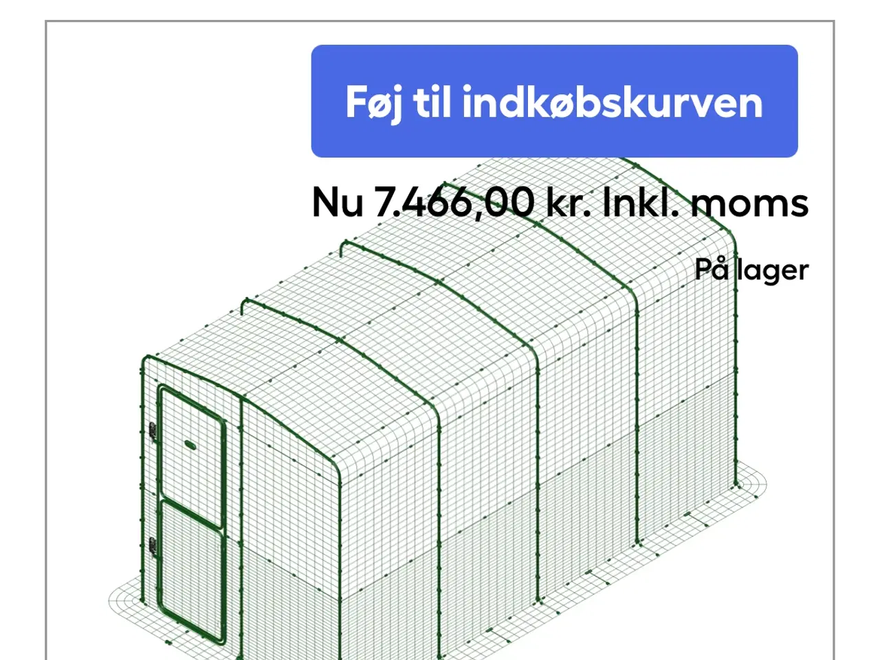 Billede 3 - Omlet walk-in løbegård til kanin og mindre dyr