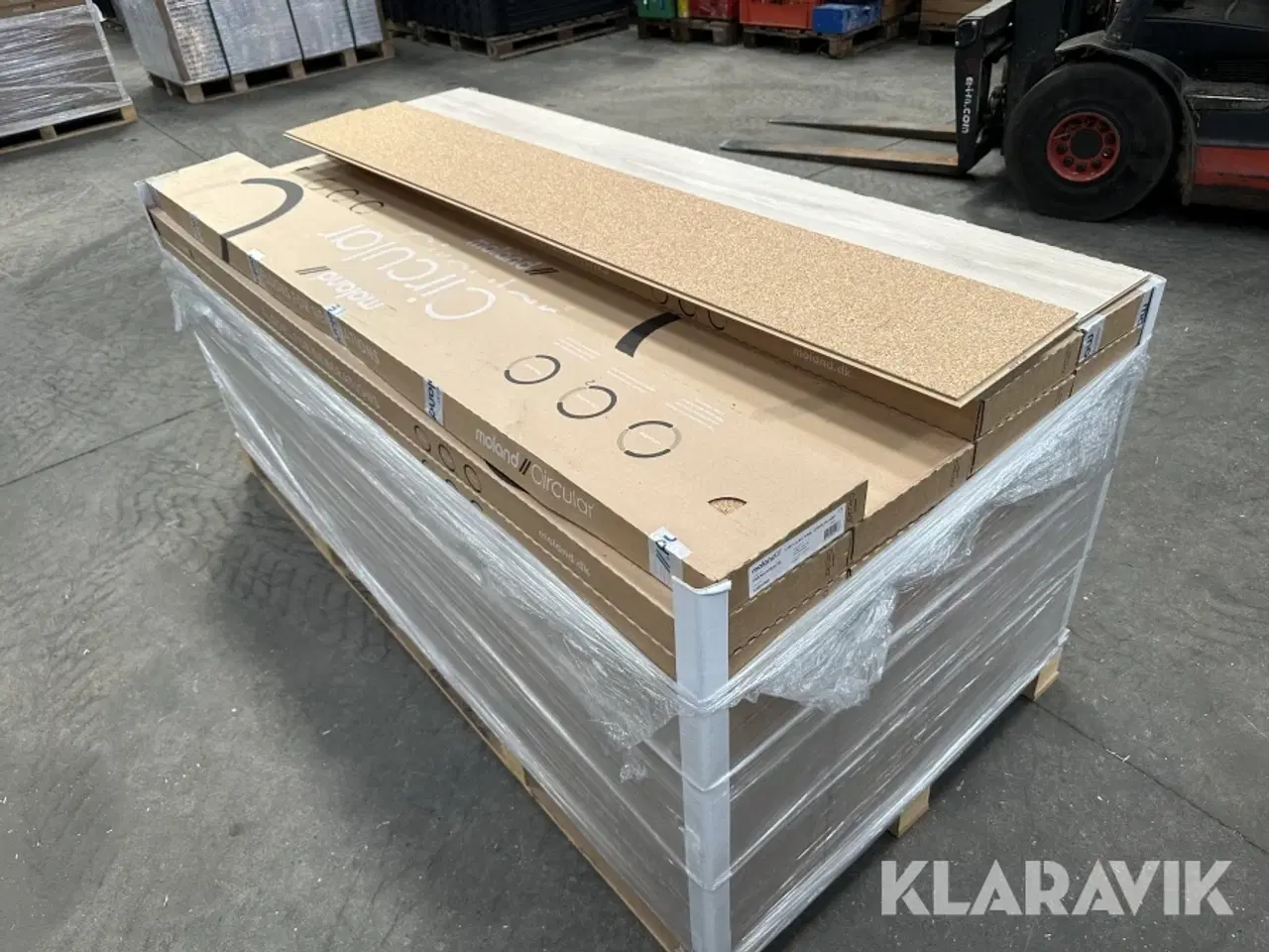 Billede 12 - Moland Pine Cork Plank Design French White 104,64m2