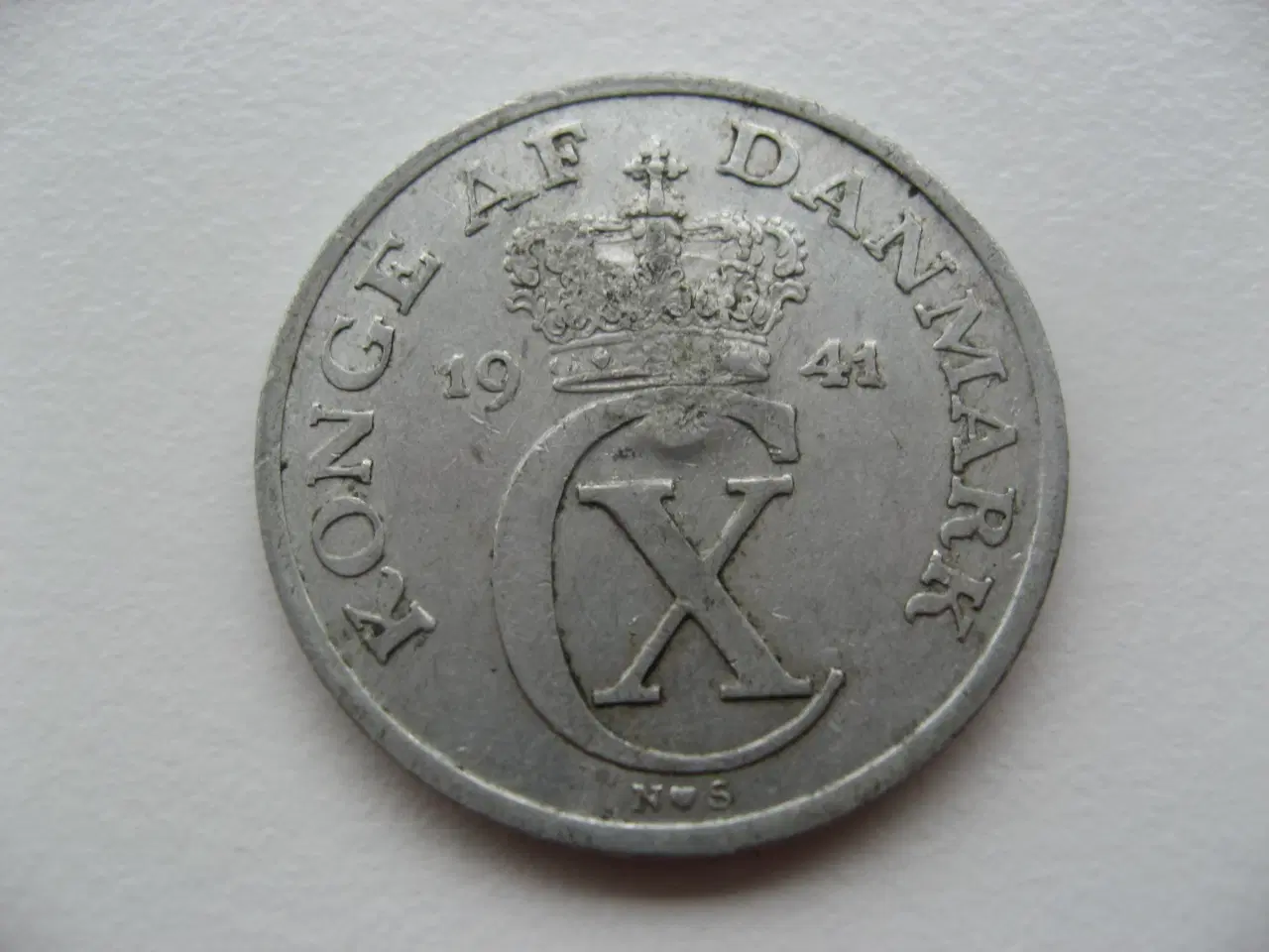 Billede 2 - Flot Hammer og Segl 5 øre 1941 Alu