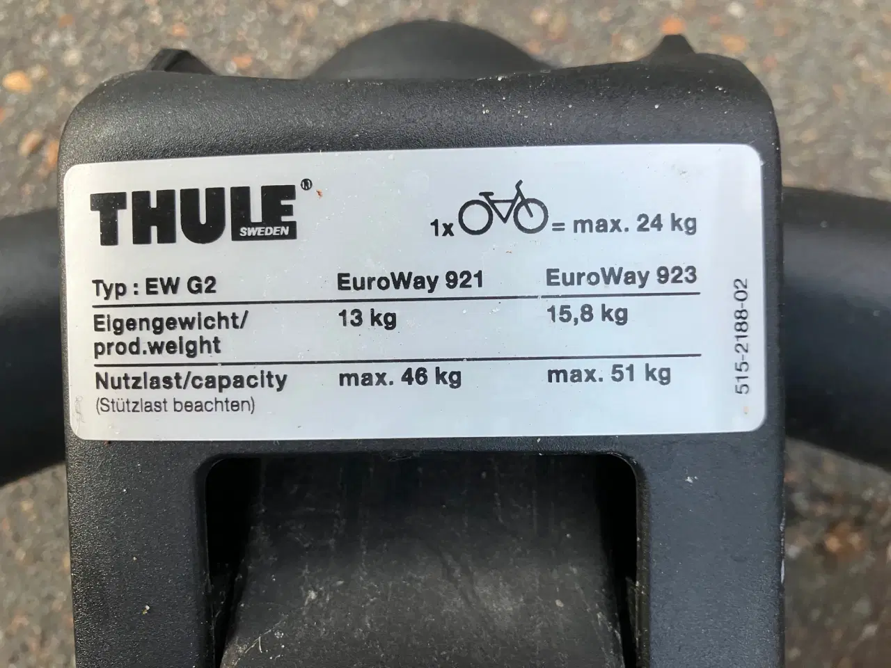 Billede 7 - Thule Euroway cykelholder til 3 cykler -se skilt
