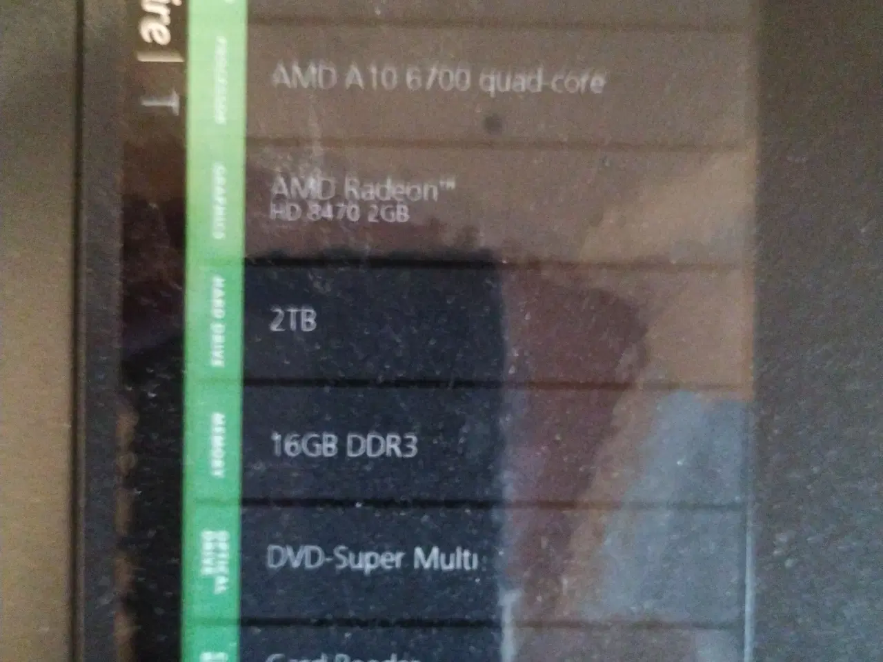Billede 6 - Acer PC. Med CPU : AMD 3,69 Ghz. / Windows 10 Home