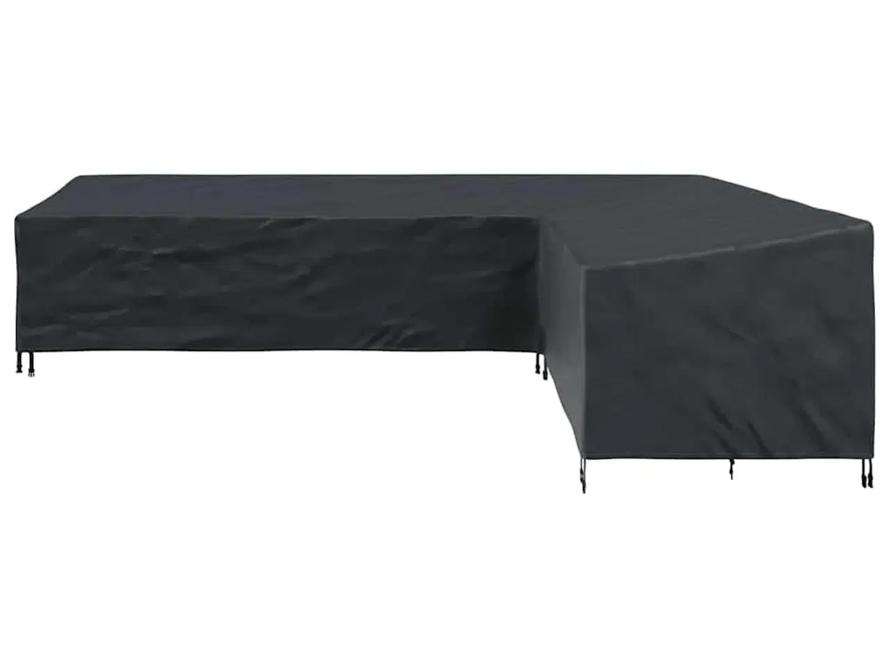 Billede 5 - Overtræk til havemøbler Sort 330 x 255 x 80 cm 420D Oxford Stof