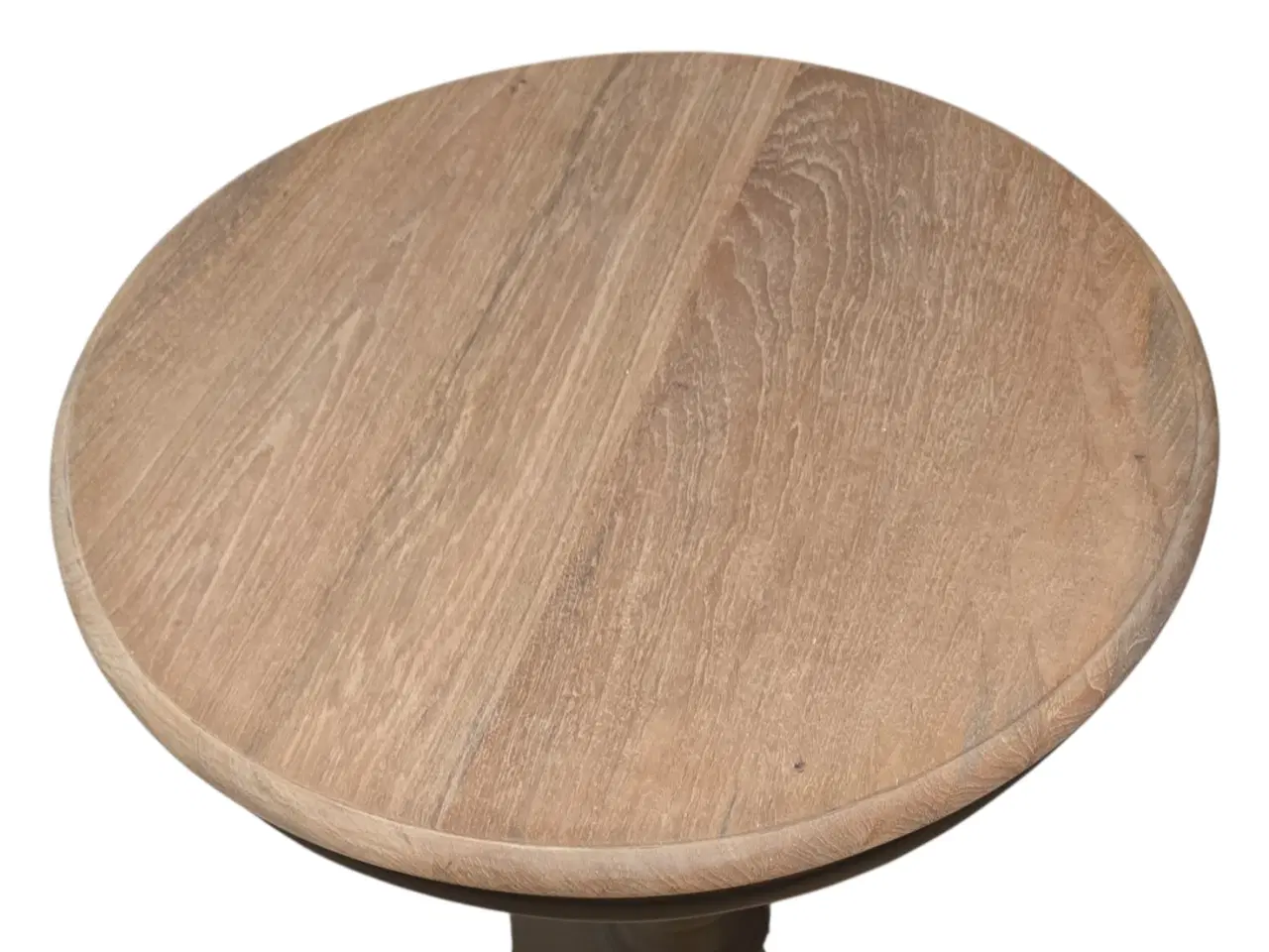 Billede 2 - Smukt lille bord med nyslebet egetræs bordplade