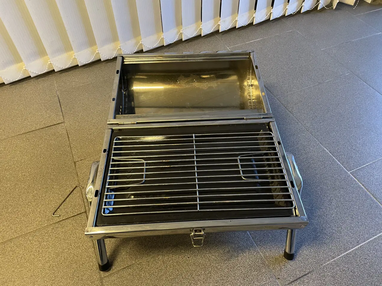 Billede 3 - Tøndegrill foldbar til kul