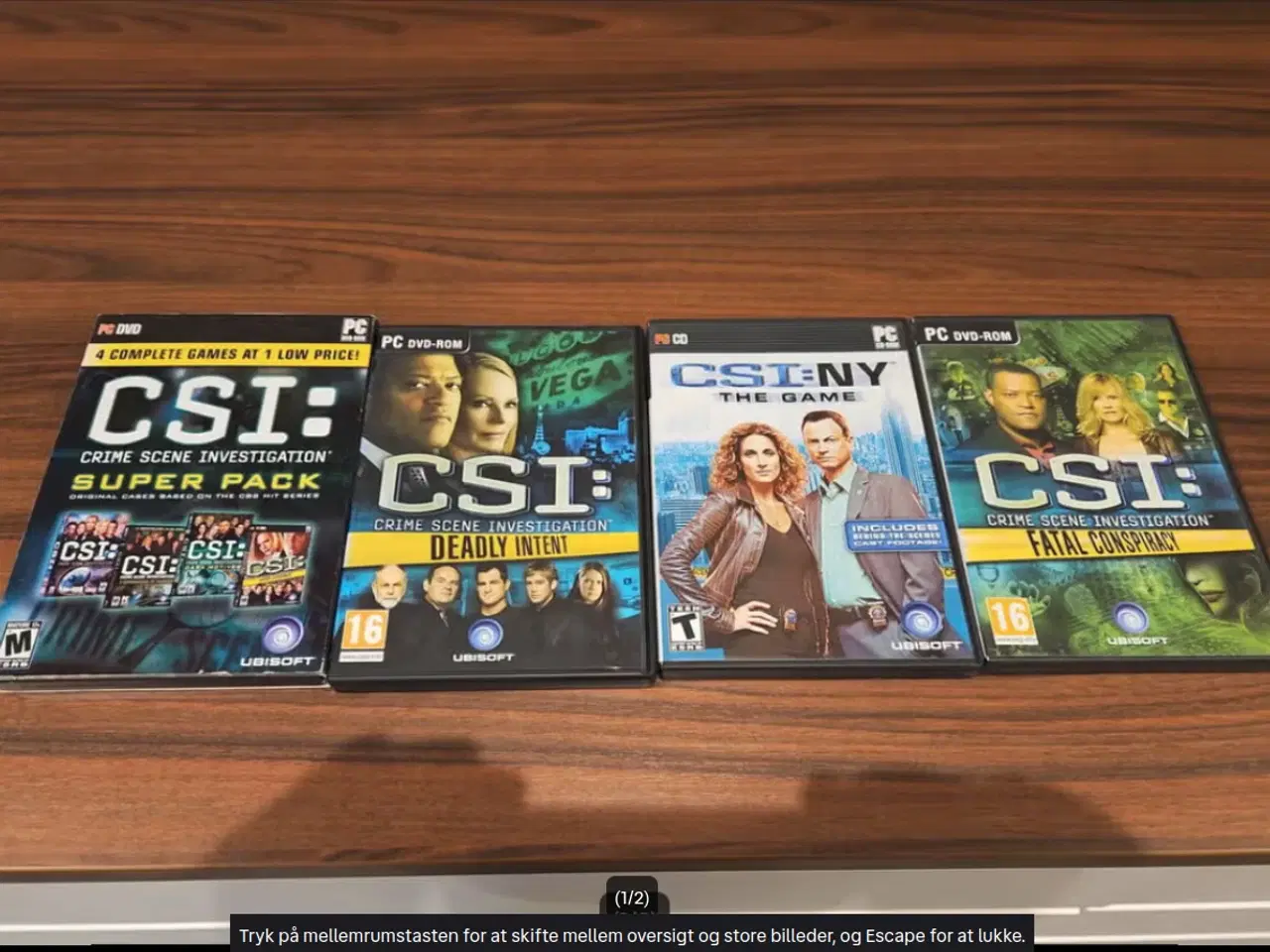 Billede 1 - 7 CSI: PC spil, 17 kr/stk
