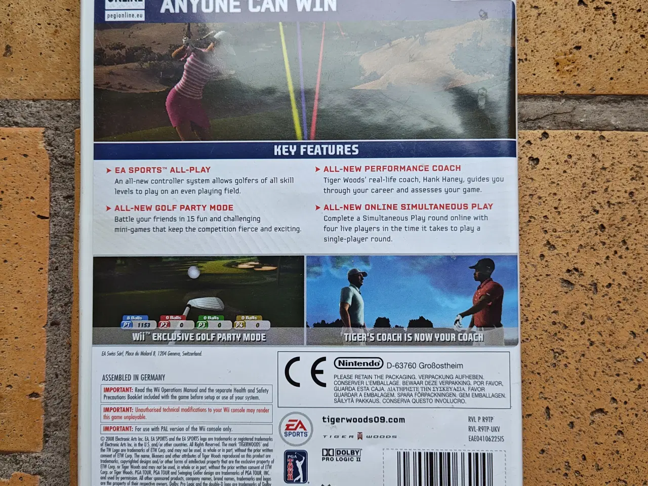 Billede 2 - Nintendo Wii Golf Spil Tiger Woods PGA Tour 09 All