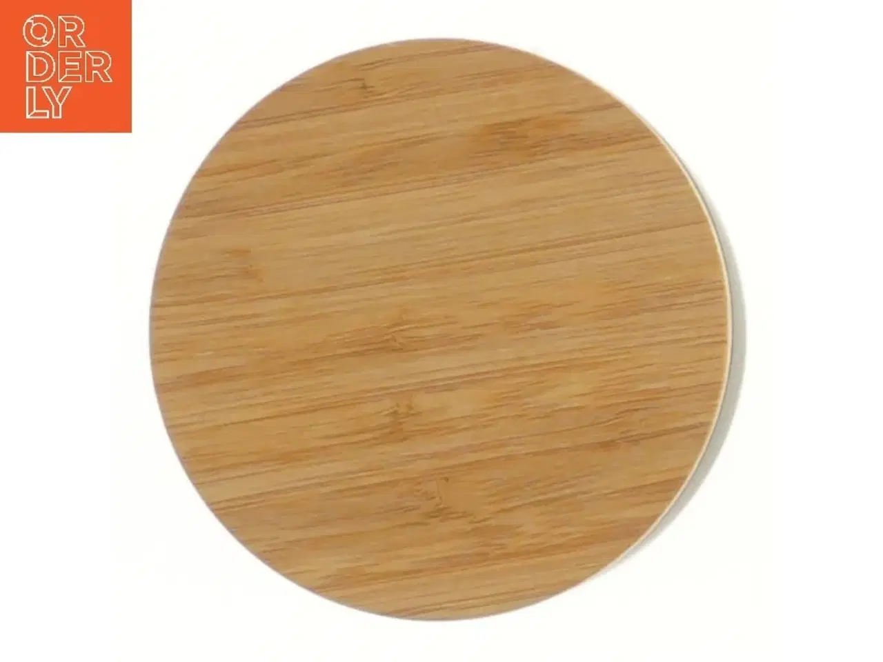 Billede 4 - Opbevaringskrukke med bambuslåg fra Madam Stoltz (str. Ø 9 cm længde 8 cm)