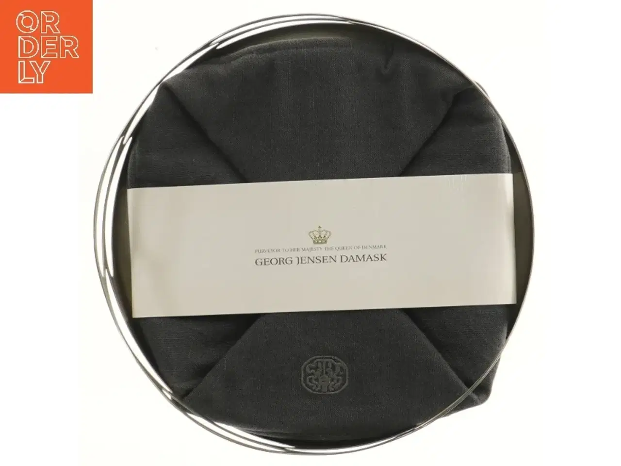 Billede 2 - Stelton brødkurv (str. Ø 23 cm) med stofpose fra Georg Jensen