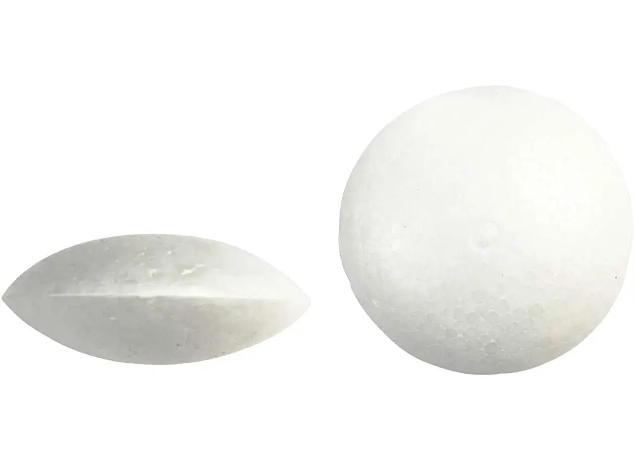 Billede 1 - Ufo Styroporfigur 7,5 cm - 100 stk. Hvid