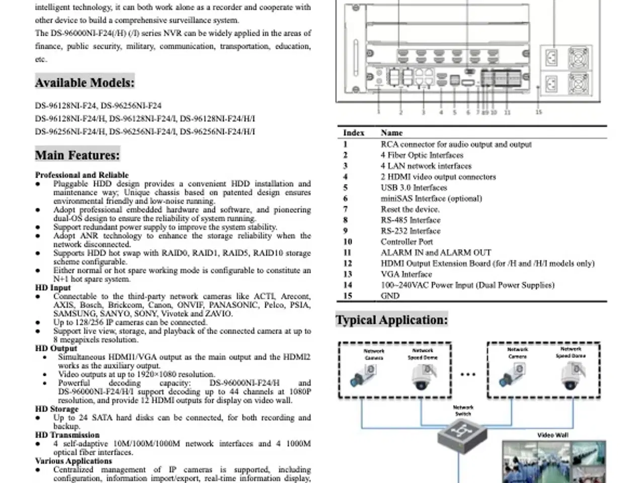 Billede 3 - Hikvision DS-96000NI-F24 NVR-OPtager