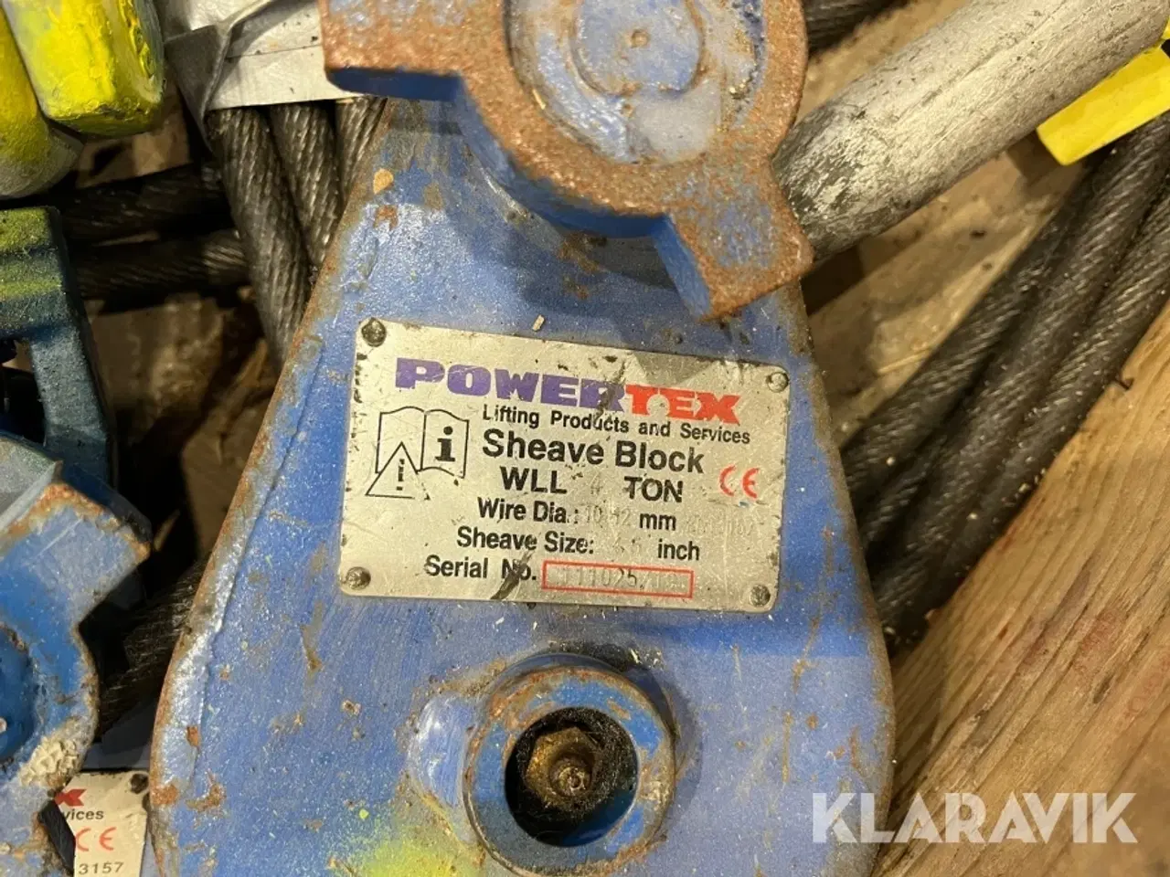 Billede 4 - Assorteret wire og Kasteblokke 6 paller