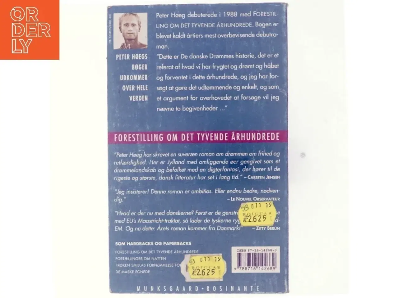 Billede 3 - Forestilling om det tyvende århundrede : roman af Peter Høeg (f. 1957-05-17) (Bog)